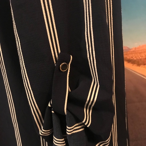 Navy striped jacket - Picture 10 of 16
